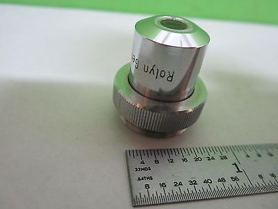 MICROSCOPE PART OBJECTIVE ROLYN GERMANY 10X OPTICS AS IS BIN#T5-22