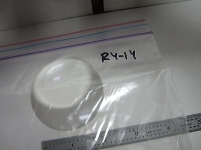 OPTICAL LARGE BI CONVEX LENS OPTICS AS IS  BIN#R4-14