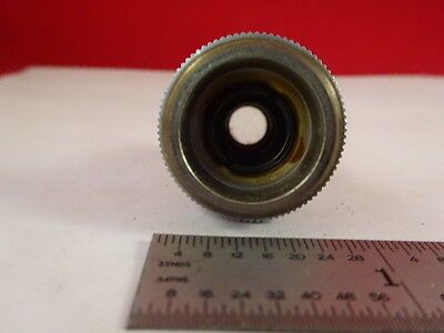 FOR PARTS MICROSCOPE  PART OBJECTIVE SPENCER AO 10X OPTICS AS IS #80-75