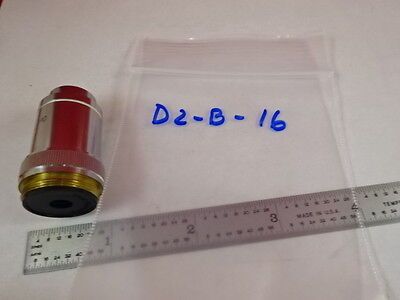 MICROSCOPE PART WILL WETZLAR GERMANY OBJECTIVE LENS 100X OPTICS AS IS B#D2-B-16