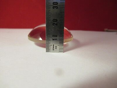 OPTICAL BI CONVEX GLASS LENS THICK PRO OPTICS AS PICTURED &FT-2-90