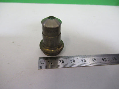 ANTIQUE SPENCER BRASS 10X OBJECTIVE LENS MICROSCOPE PART AS PICTURED R4-A-27