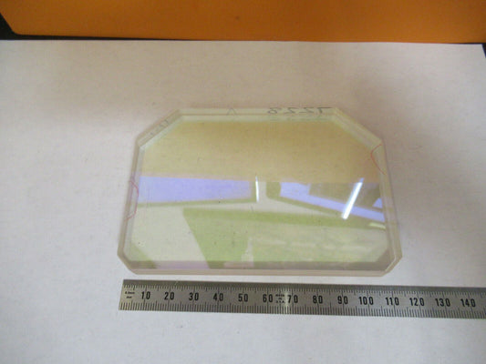 OPTICAL MIL SPEC COATED DICHROIC TRUNCATED GLASS OPTICS AS PICTURED &P2-A-65