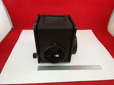 FOR PARTS NIKON JAPAN MICROSCOPE LAMP HOUSING  WITHOUT OPTICS AS IS BIN#C4-A-97