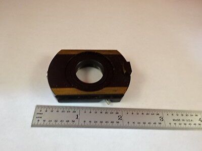 MICROSCOPE PART ZEISS POLARIZER OBJECTIVE HOLDER POL OPTICS AS IS #X6-B-12