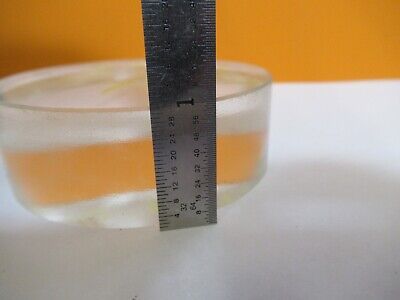 FOR PARTS OPTICAL LARGE LENS PLANO CONVEX unfinished OPTIC AS PICTURED &FT-6-210