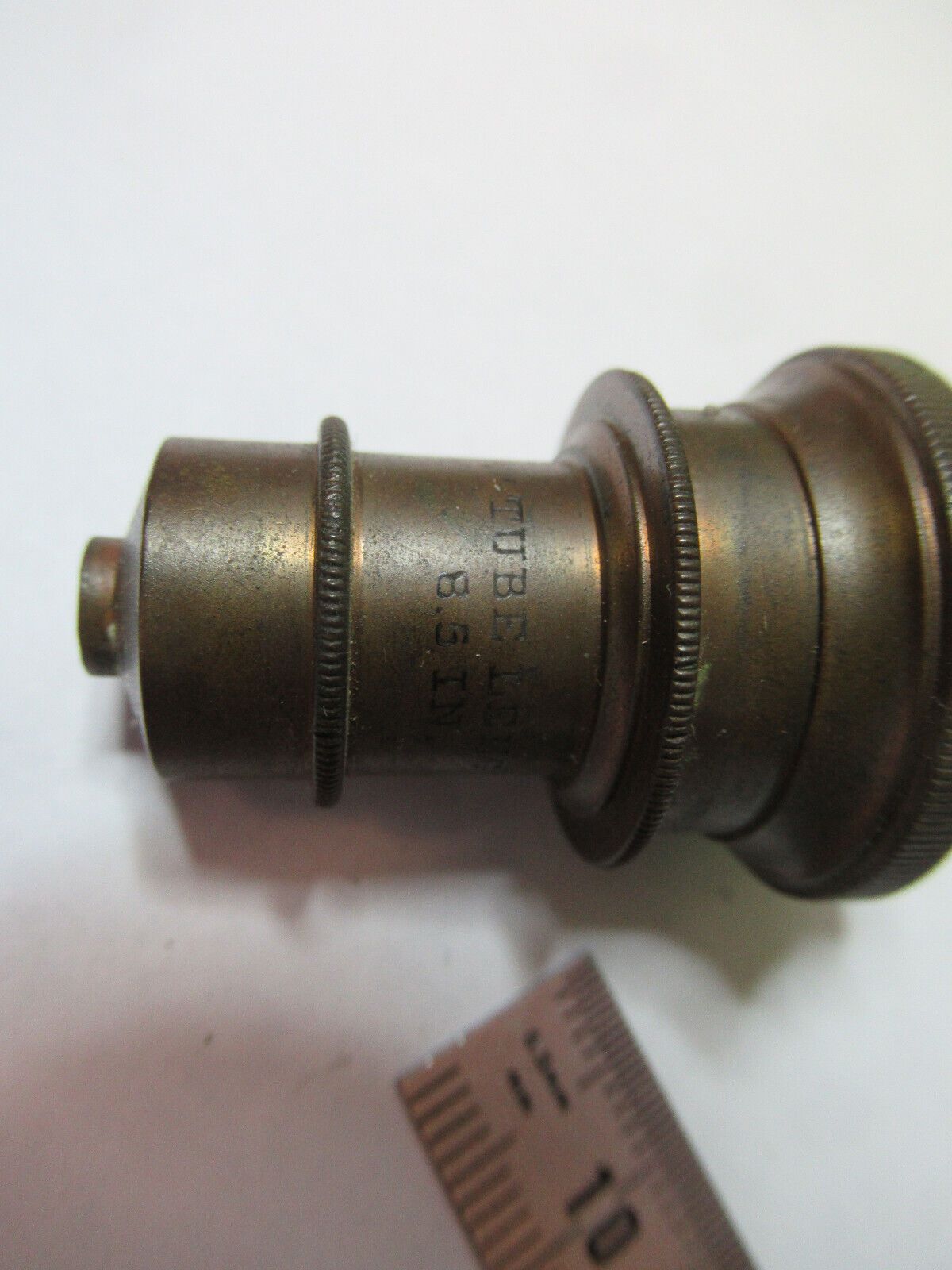 ANTIQUE BRASS BAUSCH LOMB 1/6 2/3 OBJECTIVE MICROSCOPE PART AS PICTURED &5-B-05