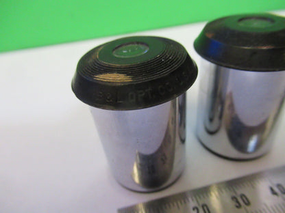 BAUSCH LOMB EYEPIECE PAIR 10X OPTICS MICROSCOPE  PART AS PICTURED #H9-C-13