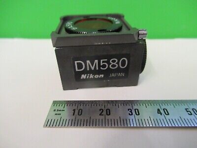 NIKON JAPAN FLUORESCENT CUBE DM580 MICROSCOPE PART OPTICS AS PICTURED &15-A-25