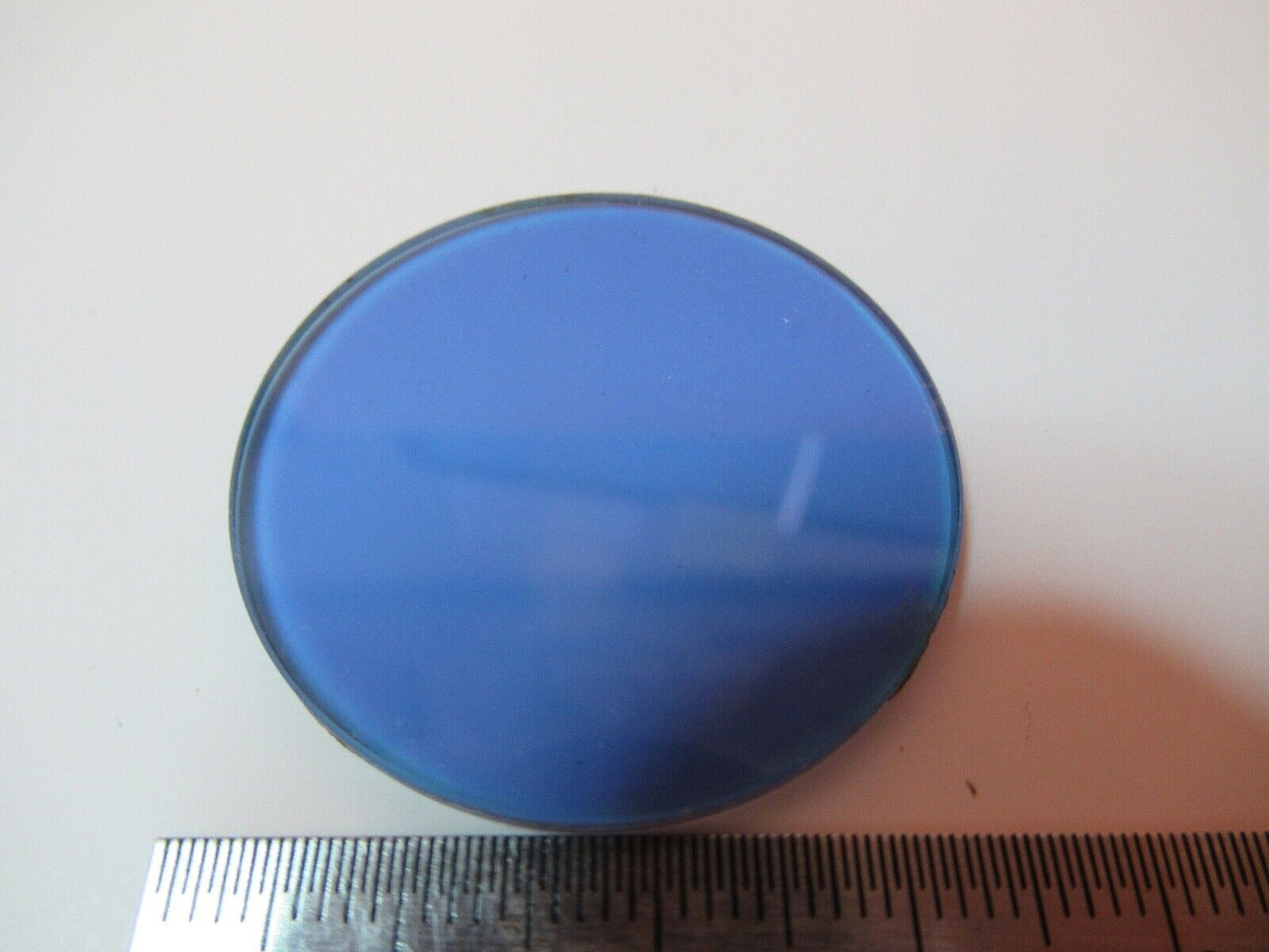 LEITZ WEZTLAR GERMANY BLUE GLASS FILTER MICROSCOPE PART AS PICTURED &14-B-23