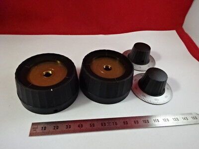 FOR PART KNOBS SET ZEISS AXIOTRON GERMANY MICROSCOPE PART OPTICS AS IS &98-57