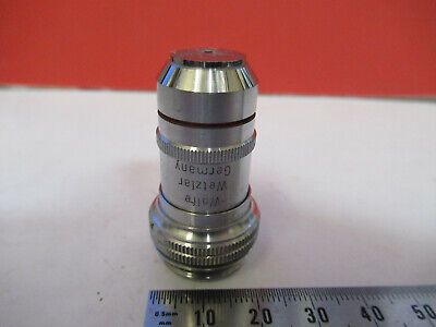 WOLFE WETZLAR OBJECTIVE 100X LENS OPTICS MICROSCOPE PART AS PICTURED &8Y-A-14