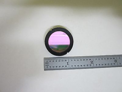 MICROSCOPE PART OPTICAL FILTER OPTICS AS IS BIN#U2-B-17