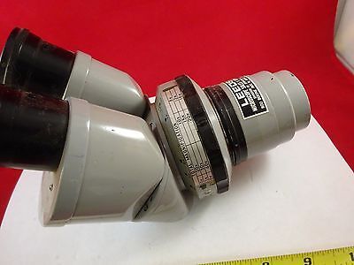 FOR PARTS MICROSCOPE PART NIKON JAPAN STEREO OPTICS AS IS BIN#73-14