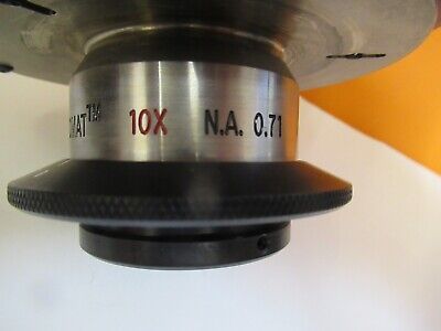 SPECTRA-TECH 10X OBJECTIVE REFLECT REFLACHROMAT MICROSCOPE AS PICTURED &16-C-01