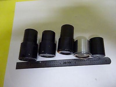 LOT MICROSCOPE EYEPIECES OCULAR OPTICS  #X8-40