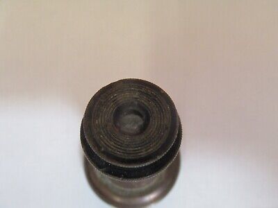 ANTIQUE BRASS UNKNOWN MAKER OBJECTIVE MICROSCOPE PART AS PICTURED &7B-B-30