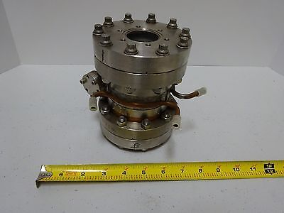 MDC HIGH VACUUM CHAMBER WATER COOLED HEAVY STAINLESS STEEL AS IS BIN#TC-1-D