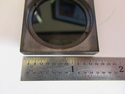 CARL ZEISS GERMANY OPAQUE FILTER OPTICS MICROSCOPE PART AS PICTURED #A2-A-87