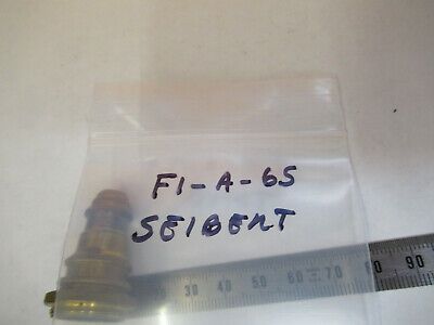 ANTIQUE BRASS OBJECTIVE VI SEIBERT 1860's MICROSCOPE PART AS PICTURED &F1-A-65