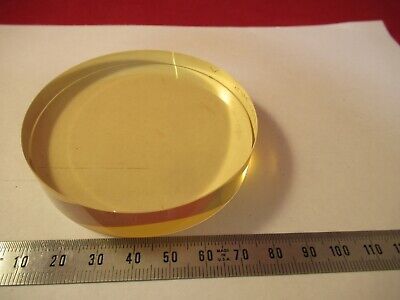 OPTICAL FLAT ZERODUR UNCOATED 3" DIAMETER 1/10 WAVE OPTICS AS PIC &9-FT-72