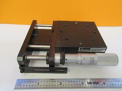 PARKER DAEDAL LINEAR POSITIONING MICROMETER for OPTICS PART AS PICTURED &3K-A-80