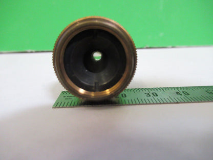 ANTIQUE BRASS BAUSCH LOMB APO 2mm 90X OBJECTIVE MICROSCOPE AS PICTURED #H3-A-18