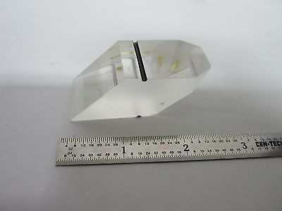 OPTICAL MICROSCOPE PART LEITZ WETZLAR GERMANY PRISM OPTICS AS IS ?? BIN#G2-15