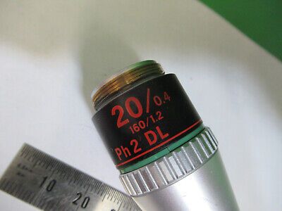 NIKON DL PHASE OBJECTIVE PH2 20X /160 MICROSCOPE PART AS PICTURED &Q9-A-127