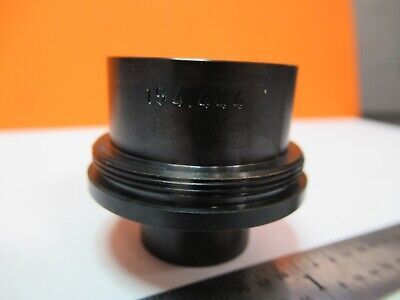 LEITZ WETZLAR BRASS MOUNTED LENS PLOE 154444 MICROSCOPE PART AS PICTURED 8C-A-21