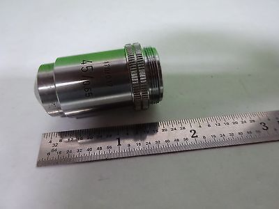 MICROSCOPE PART LEITZ GERMANY VINTAGE  OBJECTIVE 45X OPTICS AS IS BIN#2B-E-18