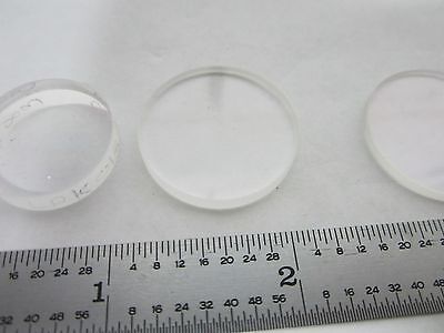 OPTICAL LOT 3 EA LENSES MIL SPEC LASER OPTICS AS IS BIN#L5-37