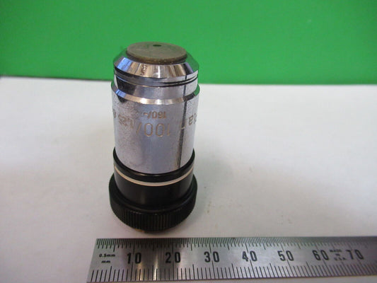 CARL ZEISS 100X /160 LENS OBJECTIVE OPTICS MICROSCOPE PART AS PICTURED &G7-A-20