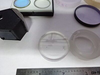 LOT OPTICS LENSES FILTERS COATED LENS OPTICAL SET OPTICS AS PICTURED &AB-41