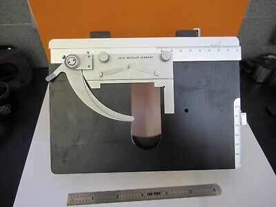 LEITZ LABORLUX GERMANY XY STAGE TABLE MICROSCOPE PART AS PICTURED &FT-6-X19