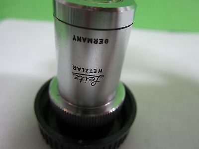 MICROSCOPE PART OBJECTIVE LEITZ GERMANY LL20 LONG DISTANCE AS IS OPTICS BN#S9-18