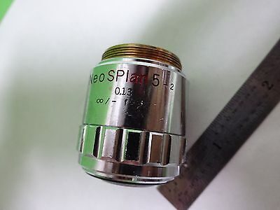 FOR PARTS MICROSCOPE OBJECTIVE DIC OLYMPUS NEOPLAN 5X OPTICS AS IS BIN#Y7-H-40