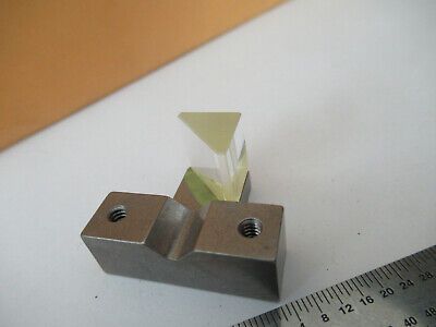 OPTICAL GLASS MOUNTED SMALL PRISM PRO LASER OPTICS AS PICTURED &F2-A-229