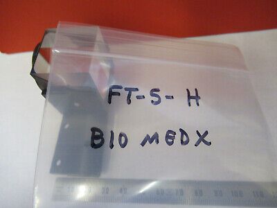 BIOMEDX MOUNTED CUBE BEAM SPLITTER OPTICS MICROSCOPE PART AS PICTURED &FT-5-H