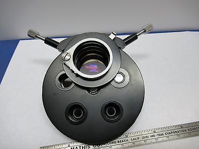 WILD M20 HEERBRUGG SWISS DARK PHASE CONDENSER MICROSCOPE PART OPTICS AS IS 85-58