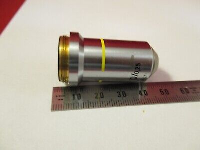 ZEISS GERMANY OBJECTIVE F 10X 460405 MICROSCOPE PART AS PICTURED &96-A-19