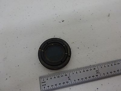 MICROSCOPE PART ZEISS BRASS MOUNTED POLARIZER POL FILTER OPTICS AS IS BIN#M4-93