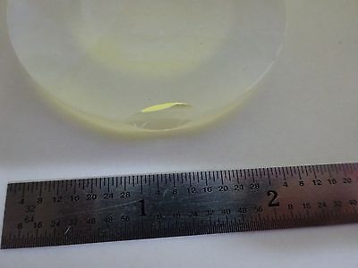 OPTICAL LARGE bi CONVEX LENS [chipped edge] LASER OPTICS AS IS BIN#X5-30