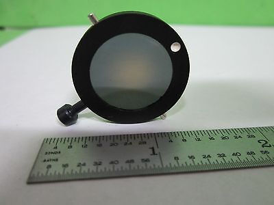 MICROSCOPE PART [burnt spot] POLARIZER ANALYZER POL OPTICS AS IS BIN#S2-B-26