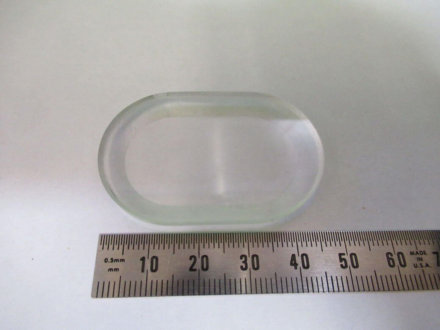 OPTICAL PRE-FORM RACETRACK GLASS for MIRROR uncoated OPTICS AS PICTURED Z5-C-38