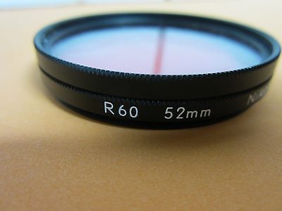 NIKON RED FILTER R60 52 mm JAPAN OPTICS BIN#J5-19