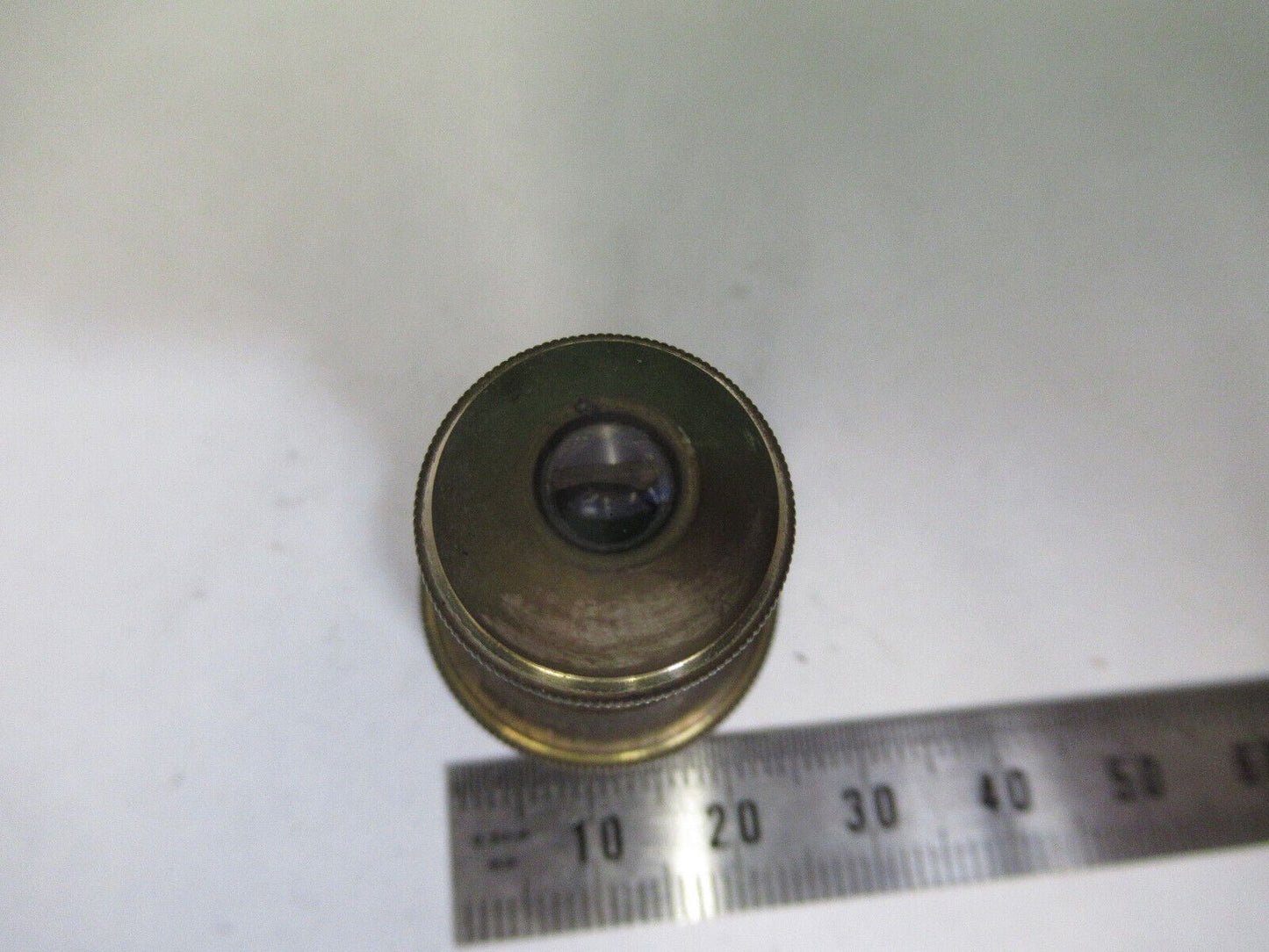 ANTIQUE BAUSCH LOMB BRASS OBJECTIVE 16mm MICROSCOPE PART AS PICTURED #R9-B-18