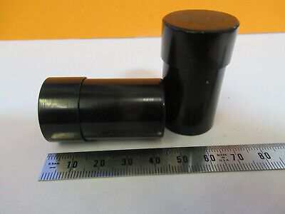 LOT EMPTY SPENCER BRASS OBJECTIVE CONTAINERS MICROSCOPE AS PICTURED #P3-A-33