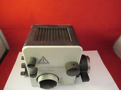 FOR PARTS LEITZ 514662 LAMP HOUSING ILLUMINATOR MICROSCOPE PART OPTICS &91-FT-C