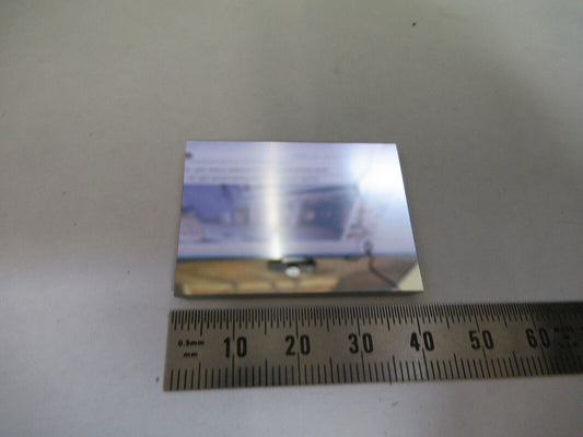 OPTICAL FLAT SILVER MIRROR OPTICS AS PICTURED &ab-a-09